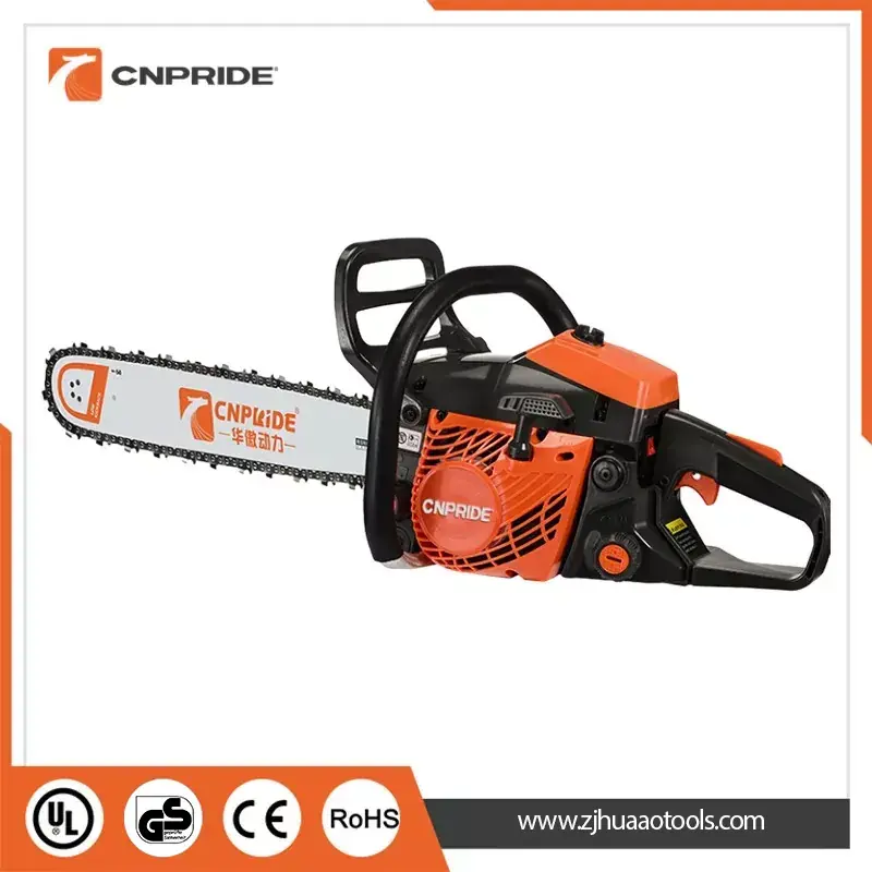 Scies à chaîne à 2 coups d'essence de 40 cm3